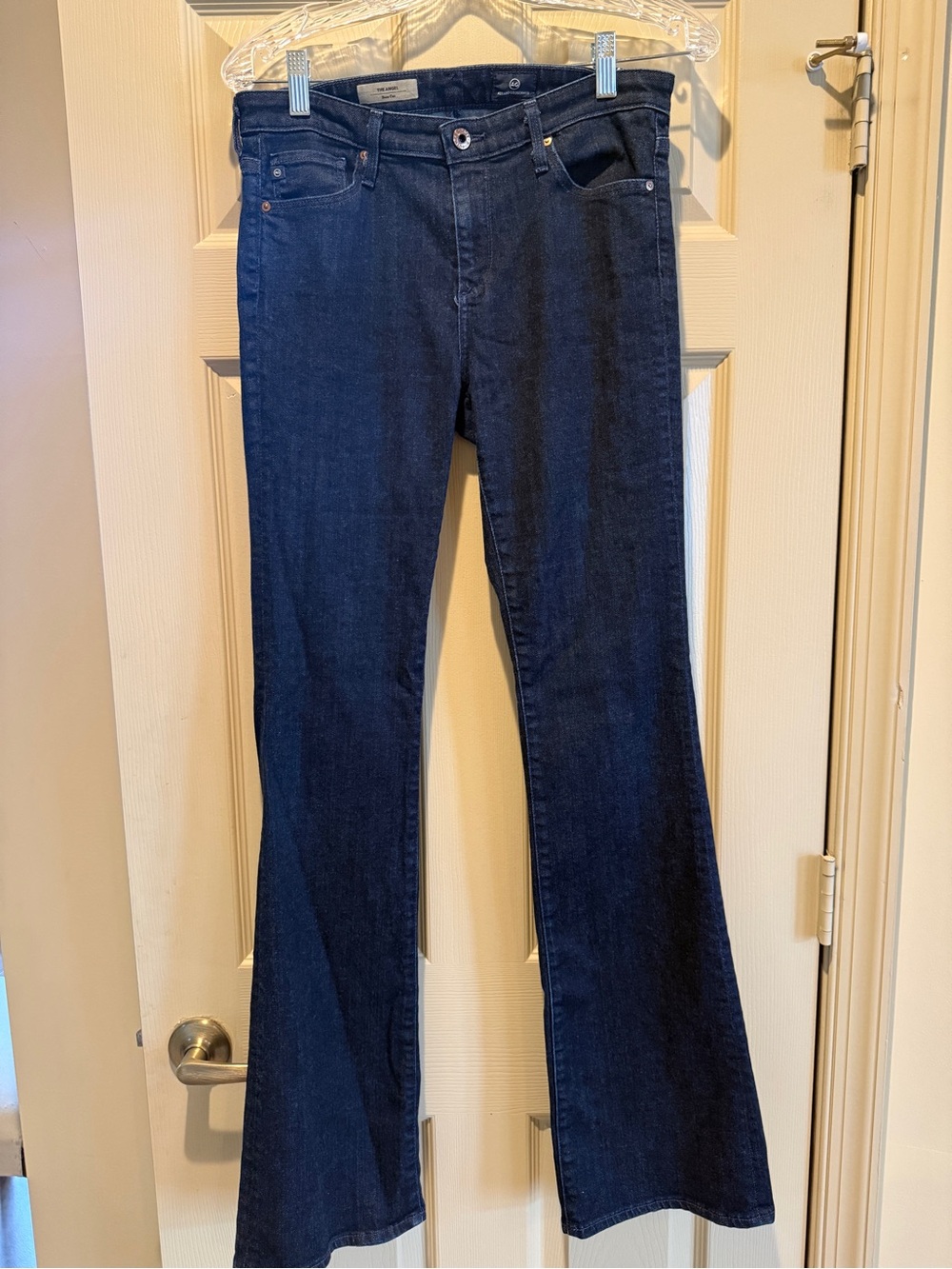AG Adriano Goldschmied Dark Indigo Flare Jeans